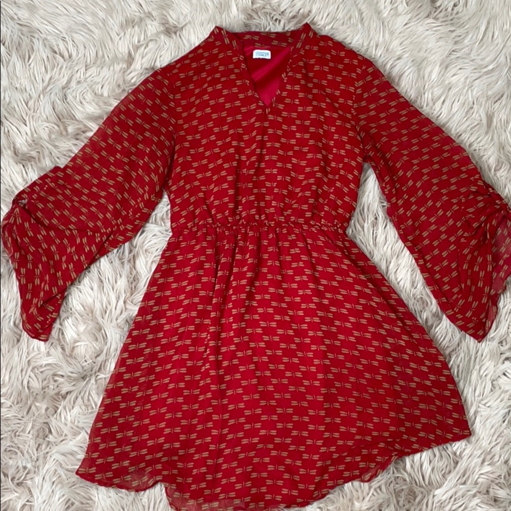Red firefly dress